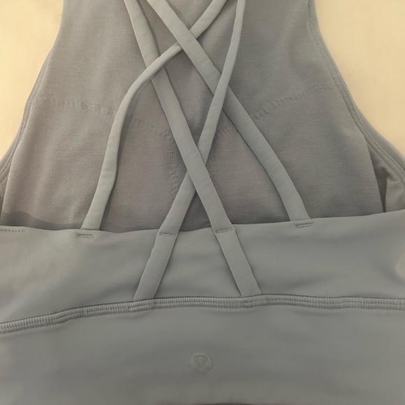 Lululemon grey/blue sports bra size 0 - Picture 3 of 3